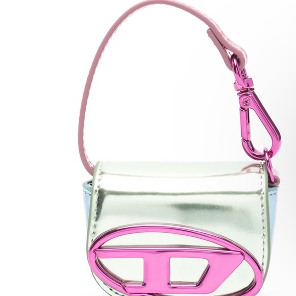 Diesel Handbags - Diesel Pink and Silver Mini Bag